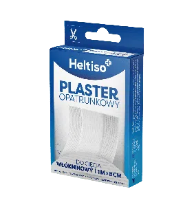 HELTISO, Plaster opatrunkowy do cięcia włókninowy 1mx 8cm, 1 szt.