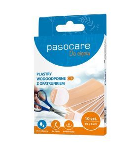Pasocare Plus 3D, plastry z opatrunkiem, 1 m x 8 cm, 1 szt.
