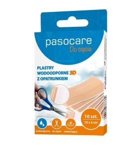Pasocare Plus 3D, plastry z opatrunkiem, 1 m x 6 cm, 1 szt.