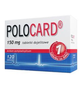 Polocard,150 mg, tabl.dojelit.,120szt