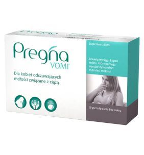 Pregna Vomi, guma do zucia, 16 szt