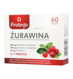 Protego Żurawina, tabletki powlekane, 60 szt.