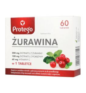 Protego Żurawina, tabletki powlekane, 60 szt.