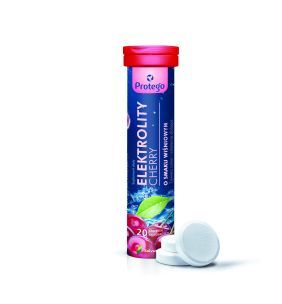 Protego Elektrolity Cherry, tabletki musujące, 20 szt.