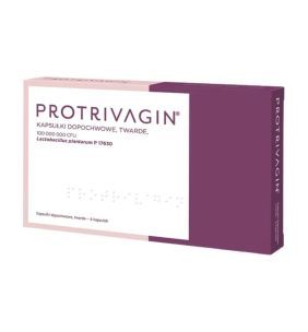 Protrivagin, kapsułki dopochwowe, twarde, 6 sztuk