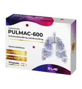 Pulmac-600, tabl.musuj., 10 szt