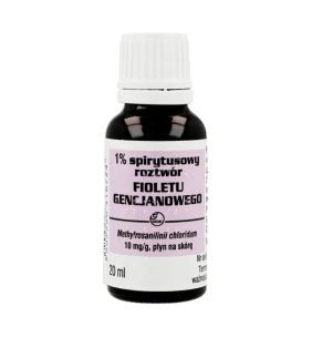 Pyoctanina (Gencjan.fiolet),1%,roztw.spiryt.,(Gemi), 20 ml