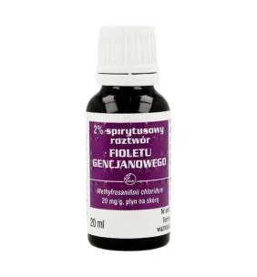 Pyoctanina (Gencjan.fiolet),2%,roztw.spiryt.,(Gemi), 20 ml