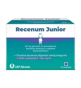 Recenum Junior, 30 mg, gran.d/sp.zaw.doustn., 10 sasz