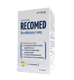 RecoMed na odlezyny i rany, prosz., sm.cytrynowy, 10 sasz.