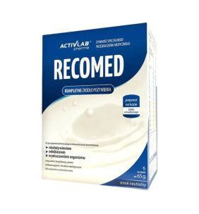 Recomed, koktajl odżywczy o smaku neutralnym, proszek, 6 saszetek