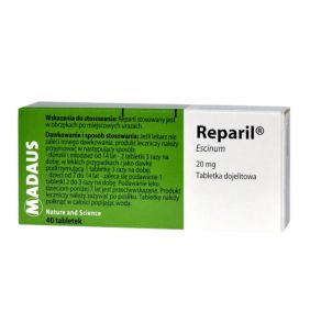 Reparil, 20 mg, tabl.dojelit.,(i.row),InPh,Austria, 40 szt