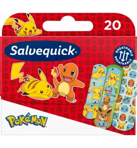Salvequick Pokemon, plastry dla dzieci, 20 szt.
