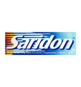Saridon, tabl.,(i.rów),MDZ,Holandia, 20 szt