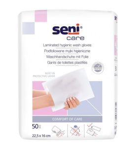 Seni Care, myjka higien.,jednoraz.,podfoliowana, 50 szt
