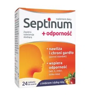 Septinum + odporność, tabl.do ssania, 24 szt