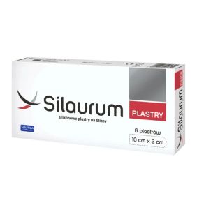 Silaurum, plast.silikonowe,na blizny,10cmx3cm, 6 szt