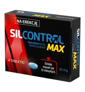 Silcontrol MAX, 50 mg, tabl.powl., 4 szt