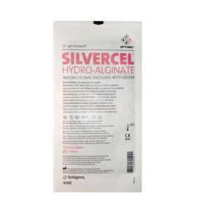 Silvercel, opatrunek hydroalginianowy ze srebrem, 10 x 20 cm, 1 szt.