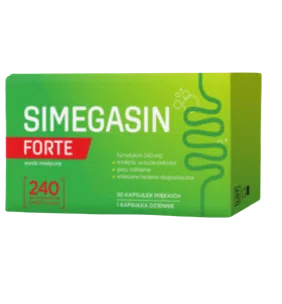 Simegasin forte kapsułki miękkie, 30 sztuk
