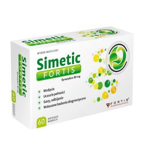 Simetic Fortis, 80 mg, kaps.miekkie, 60 szt