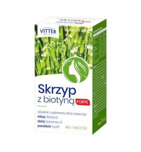 Skrzyp z biotyna Forte, tabl., 45 szt