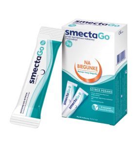 Smecta Go, 3 g, zaw.doustna, sm.karmel-kakaowy, 8sasz.
