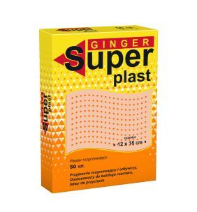 Ginger Super Plaster rozgrzewający, 50 szt.
