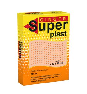 Ginger Super Plaster rozgrzewający, 50 szt.