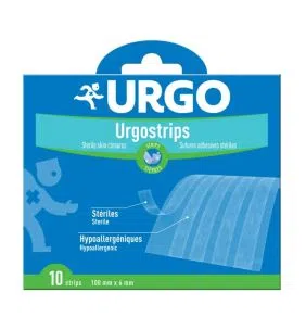 Urgostrips, paski do zamyk.ran,sterylne,100mmx6mm,10szt