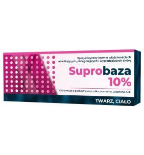 Suprobaza 10%, krem, nawilż.,pielęg.,wygładz.sk.,30g