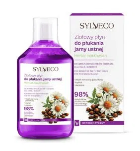 Sylveco, płyn do płukania jamy ustnej, ziołowy, ortodontyczny,  500 ml