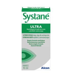 Systane Ultra, nawilżające krople do oczu, 10 ml