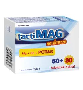 TactiMag na skurcze, tabletki powlekane, 80 szt.