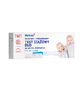 Heltiso test ciążowy Duo (płytk+strum) 