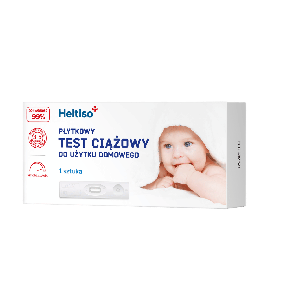 HELTISO, płytkowy test ciążowy do użytku domowego, 1 szt.