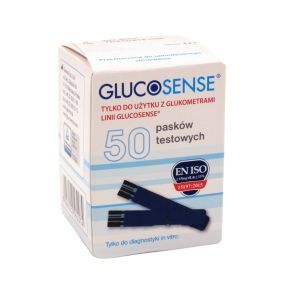 Test pask. Glucosense, 50 paskow