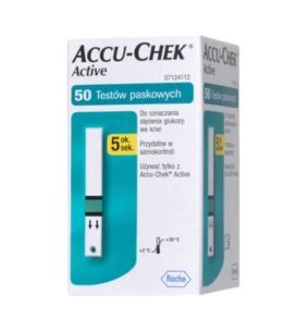 Test paskowy Accu-Chek Active, 50 pasków