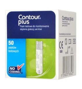 Test paskowy Contour Plus, 50 pasków