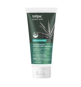 Tołpa Green Men Oczyszczenie, żel pod prysznic do ciała i włosów 2w1, 200 ml