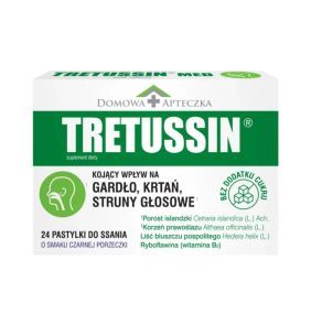 Tretussin, pastylki do ssania, 24 szt.