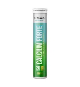Triggy Calcium Forte sm.pomarancza, tabl.musuj., 20 szt