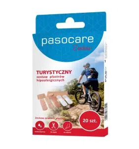 Turystyczny zestaw plastrów hipoalergicznych Pasocare, 20 szt.