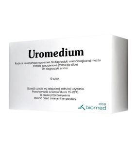 Uromedium, podłoże transportowo-wzrostowe do diagnostyki moczu, 10 szt.