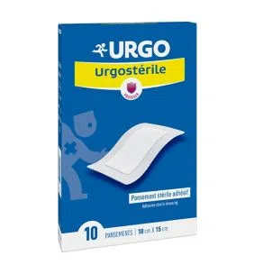 Urgosterile, opatr.,steryl.,samoprzyl., 10x15 cm, 10 szt