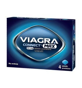 Viagra Connect Max, 50 mg, tabl.powl., 4 szt