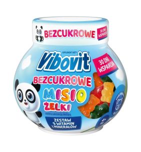 Vibovit Bezcukrowe Misio, żelki, 120 g (ok.30 szt)