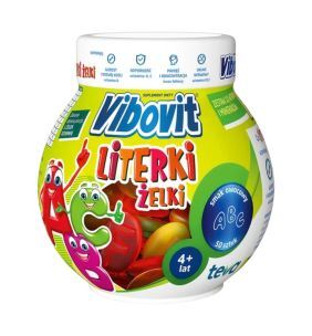 Vibovit Literki, zelki, 50 szt