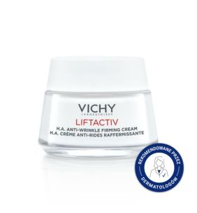 Vichy Liftactiv Supreme, przeciwzmarszczkowy krem ujędrniający z kwasem hialuronowym do skóry normalnej i mieszanej, 50 ml