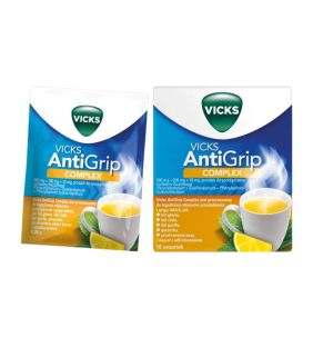 Vicks AntiGrip Complex (SymptoMed Cytryna), proszek do sporządzania roztworu doustnego, 10 saszetek